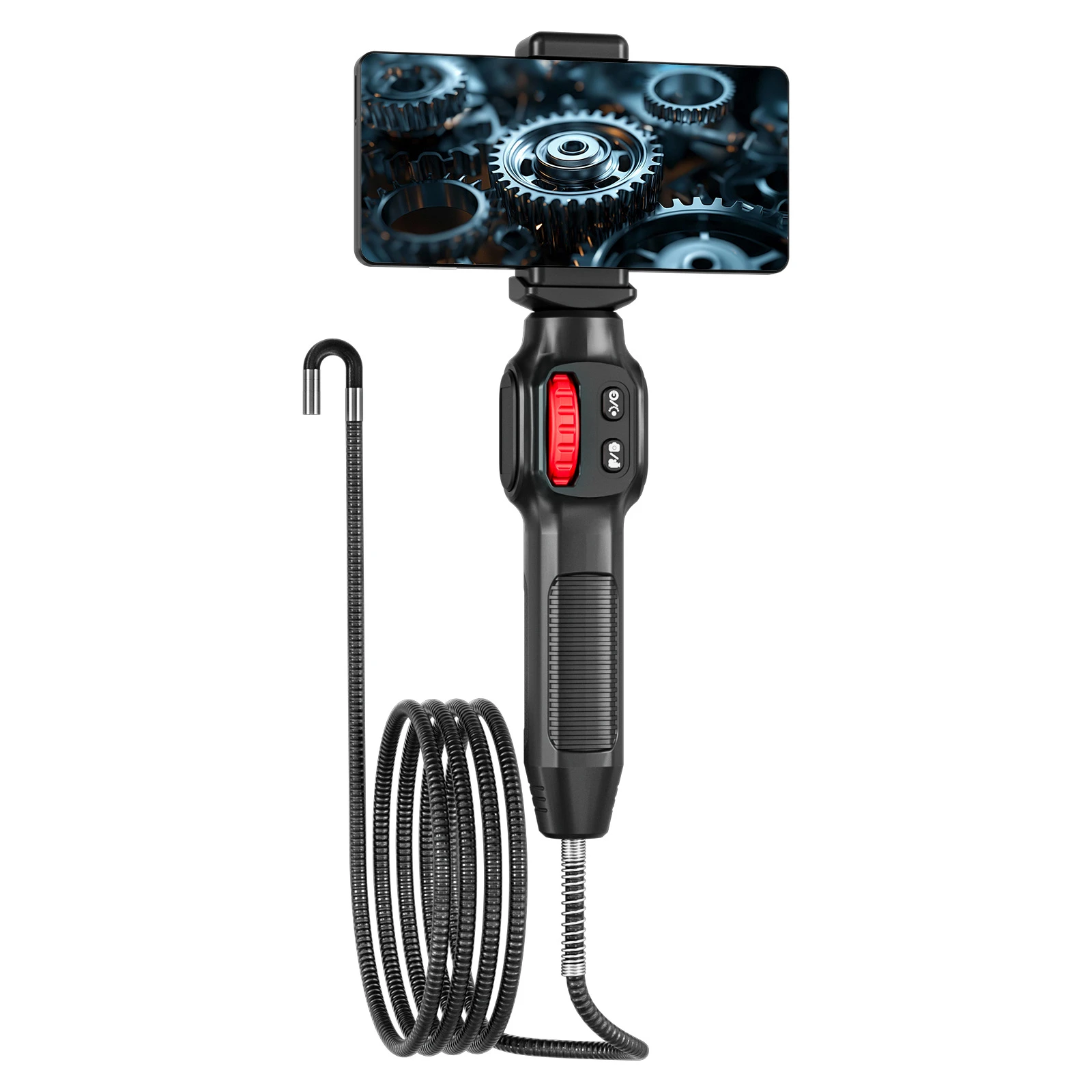 Endoscop articulat 360° U200, 3.9 mm, 2MP – Cameră inspecție profesională pentru telefon Android iOS