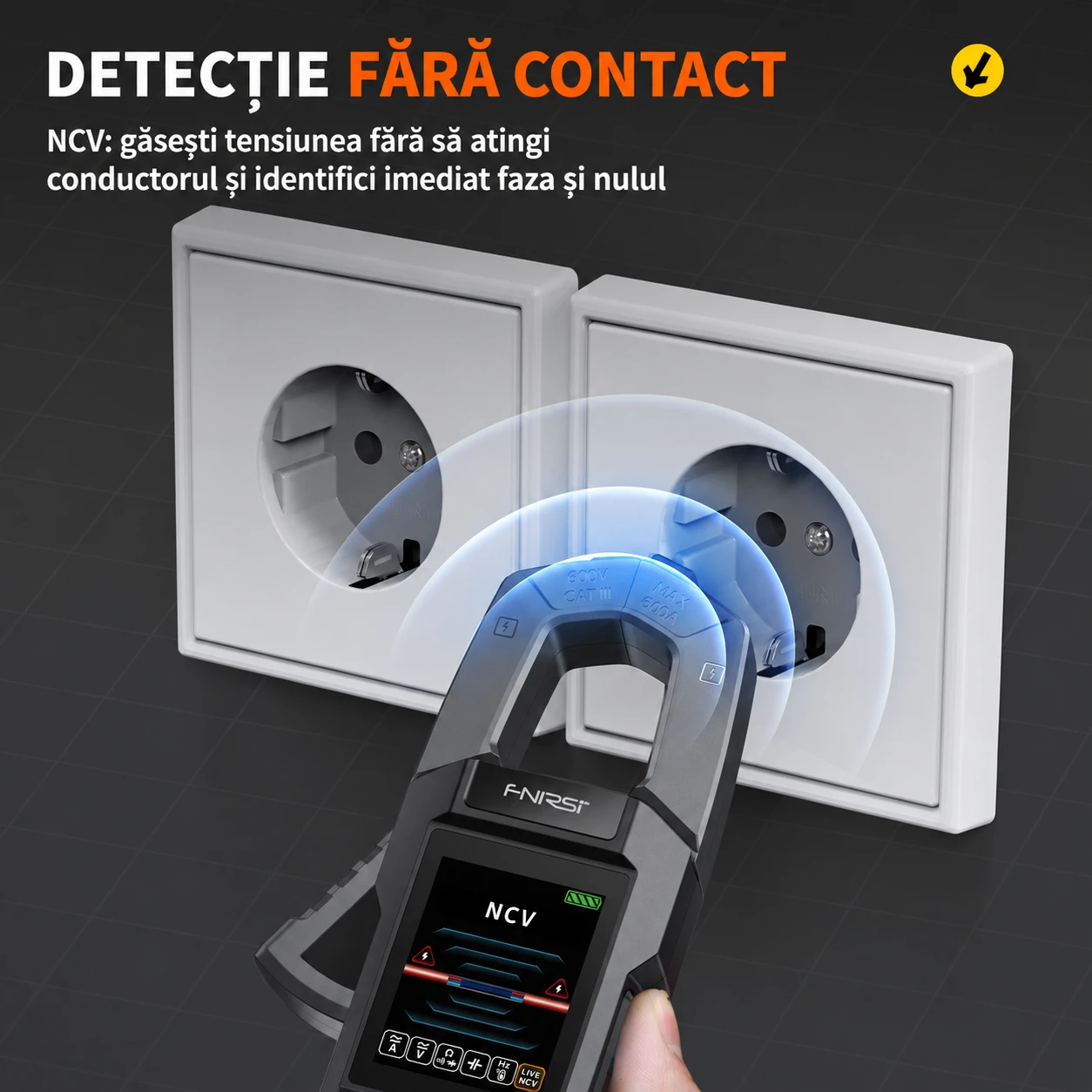 Detecție fără contact — NCV și identificarea fazei și a nulului