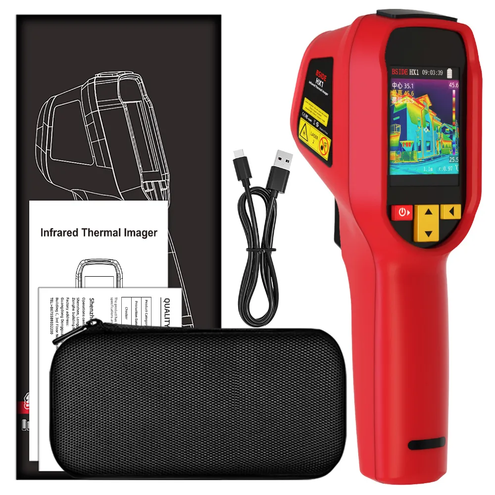 BSIDE HX1 — termocameră cu infraroșu 240×240 pentru diagnoză rapidă