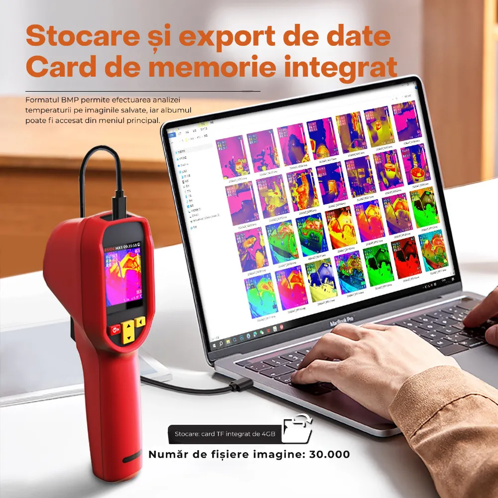 BSIDE HX1 — termocameră cu infraroșu 240×240 pentru diagnoză rapidă