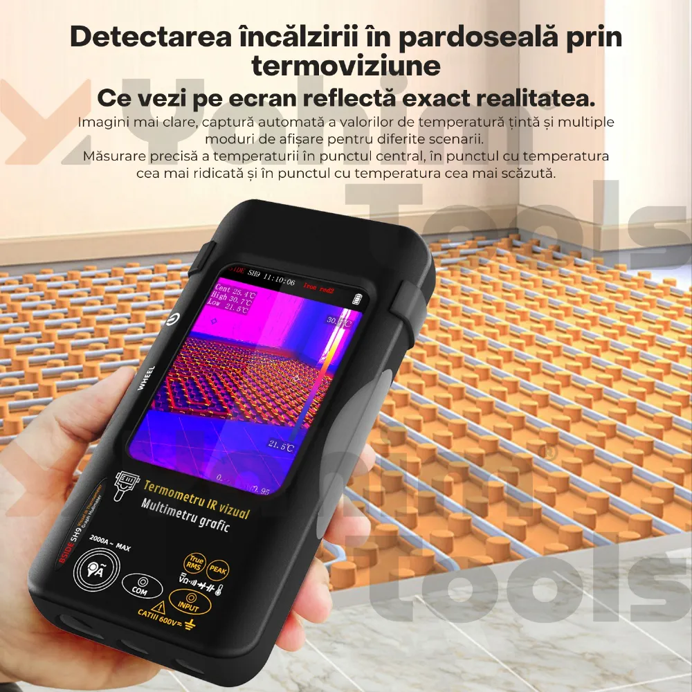 BSIDE SH9 — termocameră și multimetru True RMS, într-un singur aparat