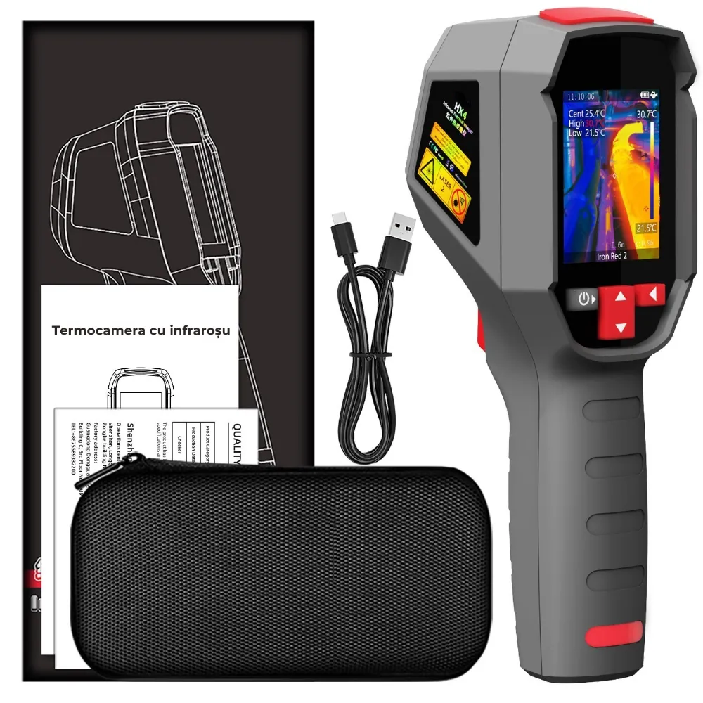BSIDE HX4 — termocameră cu infraroșu 256×192 pentru profesioniști