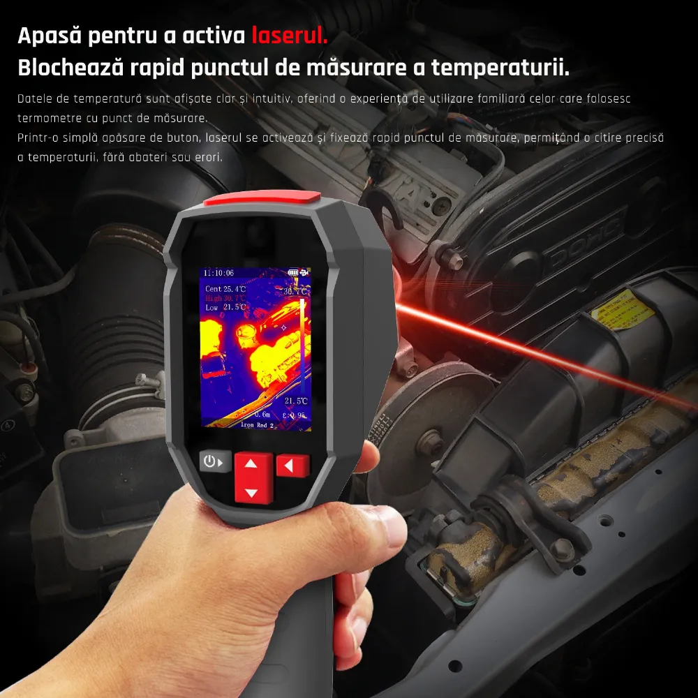 BSIDE HX4 — termocameră cu infraroșu 256×192 pentru profesioniști