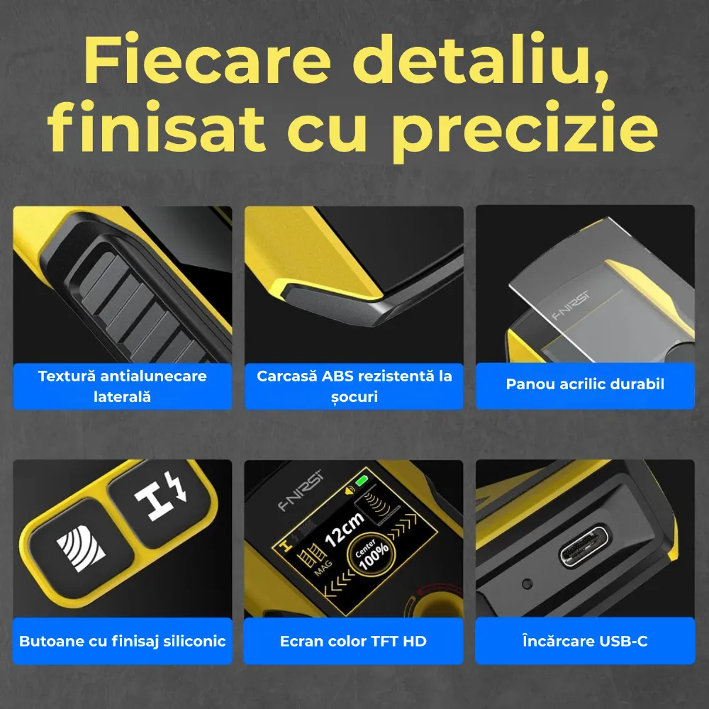 FNIRSI WD-02 — vezi ce se ascunde în perete înainte să găurești